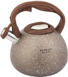 Чайник со свистком ZEIDAN Z-4229-01 коричневый