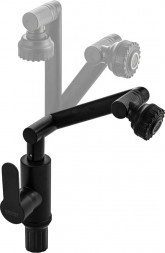 Смеситель для кухни BRIMIX 5903 Смеситель для кухонной мойки и раковины , шаровый, из высокопрочного пластика АБС , поворотный излив и аэратор, цвет ЧЕРНЫЙ.