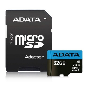 Карта памяти A-DATA 32GB MicroSDHC Premier Class 10 + адаптер (AUSDH32GUICL10A1-RA1)