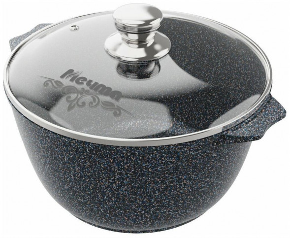 Кастрюля МЕЧТА 46802 Гранит black 6л