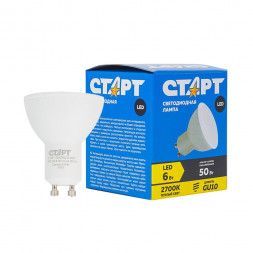Лампа СТАРТ LEDJCDRGU10 6W27