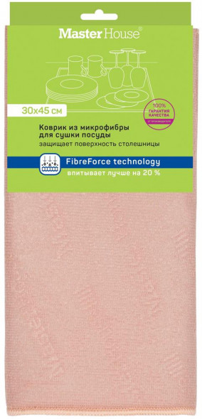 Коврик для сушки MASTER HOUSE Master Бежевый измикрофибры 30*45см 60642