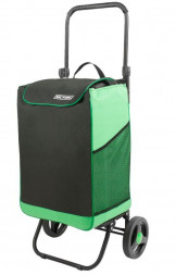 Тележка ИСТОК "Спутник 2 Макси" цв.сумки черный/зеленый арт.СТМ22