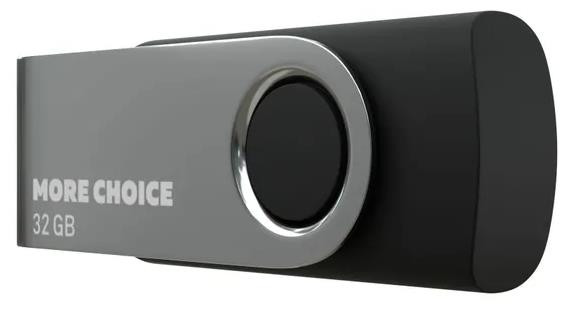 флэш-накопитель MORE CHOICE (4610196407604) MF32-4 USB 32GB 2.0 Black