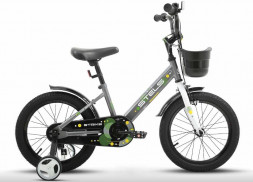 Велосипед STELS Strike VC 16" Z010 (м)*LU098882*JU135646 9.6" Серый 2024