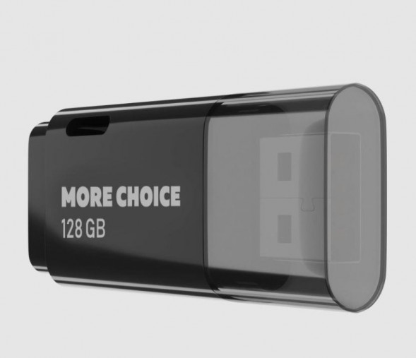 Флэш-накопитель MORE CHOICE (4610196405112) MF128 - черный