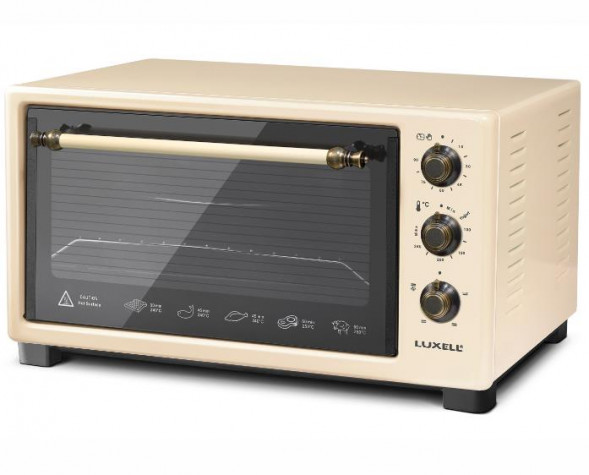 Мини печь LUXELL MO-46RCB (бежевый, рустик)