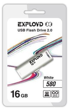 USB флэш-накопитель EXPLOYD 16GB-580-белый