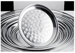 MALLONY Поднос/блюдо для сервировки, CASUAL, размер: 34*2,7 см из нержавеющей стали (108424)