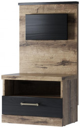 Тумба АНРЭКС DOORSET Тумба 2D4S. Цвет ДУБ НАВАРРА (2 уп)