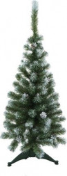 Ель искусственная MOROZCO Ель Амурская зеленая заснеженная с шишками 1,2 м 5812