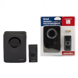 Дверной звонок UNIEL (UL-00006437) UDB-092W-R1T1-36S-BL
