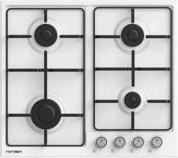 Нез.вар.панель газовая NORDEN NORD 6L4G WH белый