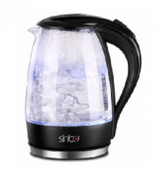 Чайник электрический SINBO SK-7338 стекло черный