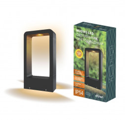 Светильники садово-парковые DUWI 24386 1 Светильник столб садово-парковый Nuovo LED 160х55х300 3000К, литой алюминий IP54 черный, duwi