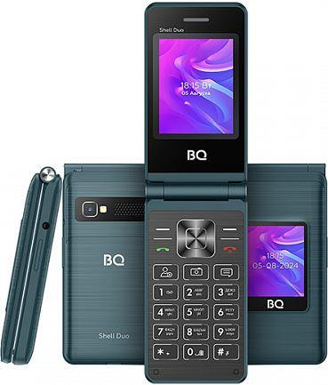 Телефон мобильный BQ 2412 Shell Duo Blue