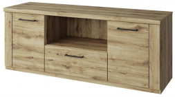 Модульная мебель АНРЭКС DOORSET Тумба RTV 2D1SN. Цвет ДУБ НАВАРРА (2 уп.)
