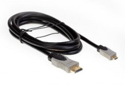 Кабель HDMI SMARTBUY (K-318-120) HDMI-MICRO HDMI VER. 1.4B A-M/D-M 1.8 M GOLD