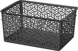 Корзинка IDILAND Linden универсальная 3,2л, 230х160х110мм (серый) 221313235/01