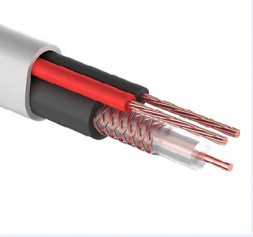 кабель д/видеоанаблюдения PROCONNECT (01-4213) Кабель для видеонаблюдения КВК-В-2 + 2х0,50мм, 200м., белый