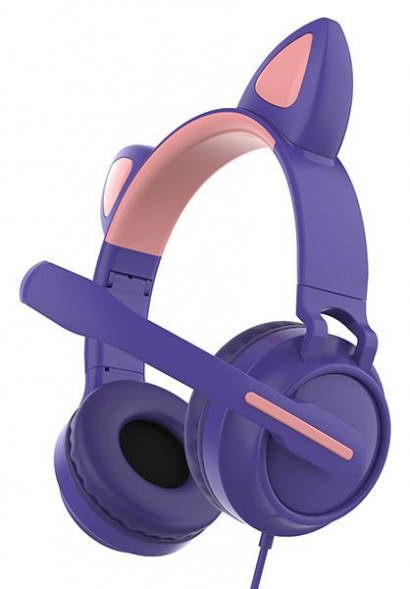 Гарнитура QUMO (33036) Game Cat Purple