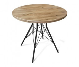 Стол SHEFFILTON SHT-TU2-1/80 МДФ черный/дуб тортуга металл/МДФ (145520)