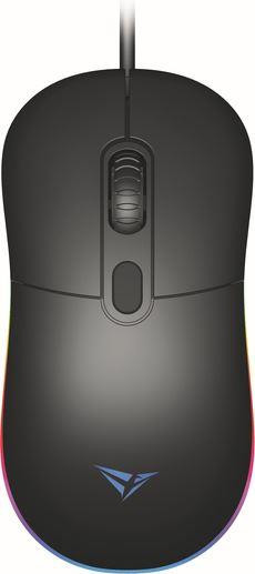 Мышь PERFEO (PF_B3408) MEDIA , 4 кн, USB, GAME DESIGN, 4 цв. LED подсветка, 800-2400 DPI
