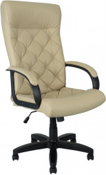 Кресло компьютерное ЯрКресло Кресло Кр82 ТГ ПЛАСТ ЭКО2 (экокожа слоновая кость)