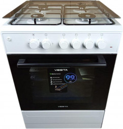 Плита газоэлектрическая VESTA Valencia VGE 10-E Белый ГК