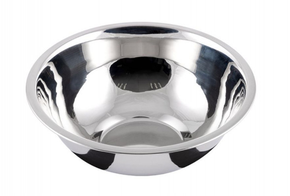 Миска MALLONY Миска Bowl-Roll-27, объем 3300 мл из нержавеющей стали, зеркальная полировка, диа 28 см (103900)