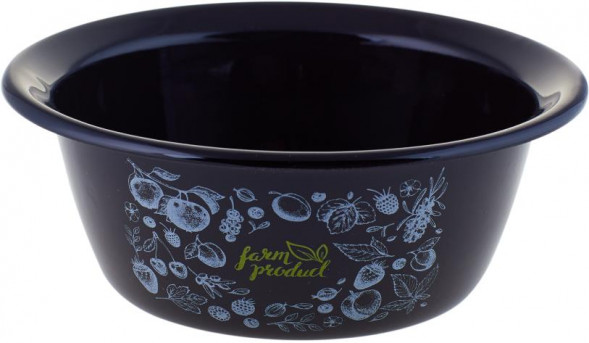 Миска APPETITE 1с5с Berry эмал 0,8л