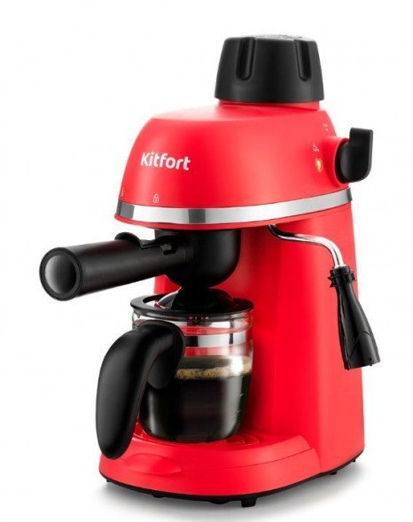 Кофеварка капельная KITFORT КТ-760-1 красный/черный