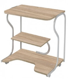 Передвижной компьютерный стол VENTAL Практик-4 дуб санома