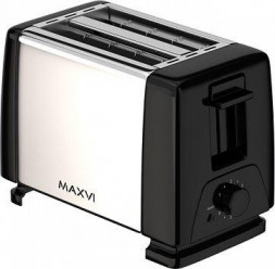 Тостер MAXVI KT822S silver-black