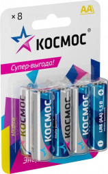 Батарейка КОСМОС KOCLR6BL8 серебро/голубой