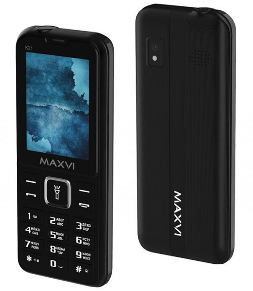 Телефон мобильный MAXVI K21 Black