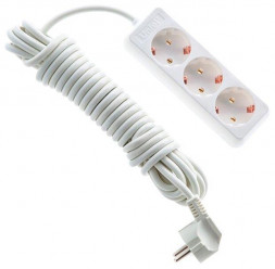 Удлинитель UNIEL (02893) S-GCD3-7 с/з 3 гн 7 м