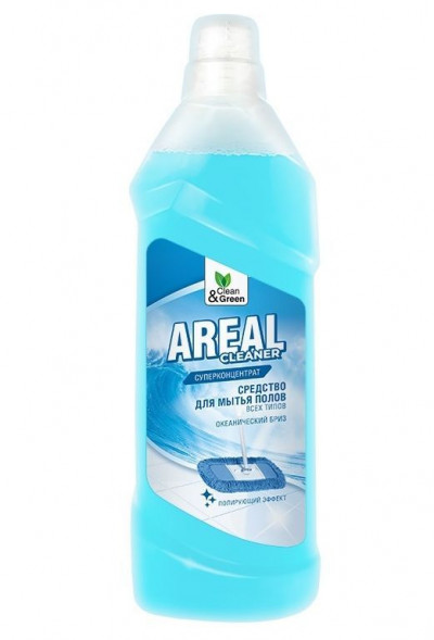 Моющее средство CLEAN&amp;GREEN CG8136 для мытья пола Areal Океанический бриз 1 л.