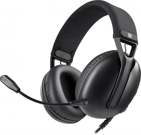 Гарнитура DEFENDER (64545) Mamba черный, провод 2.1 м