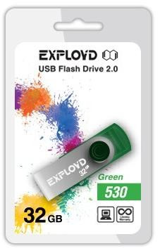 USB флэш-накопитель EXPLOYD 32GB 530 зеленый