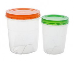 Посуда ПОЛИМЕРБЫТ Набор 2шт. 0,6л+1,3л (43302)