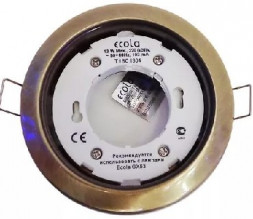 светильник ECOLA FN53H4ECB GX53 H4 черненая бронза