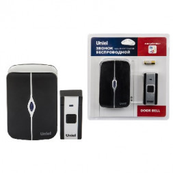 Дверной звонок UNIEL (UL-00006438) UDB-093W-R1T1-36S-BL/WH