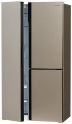 Холодильник HYUNDAI CS5073FV ШАМПАНЬ СТЕКЛО