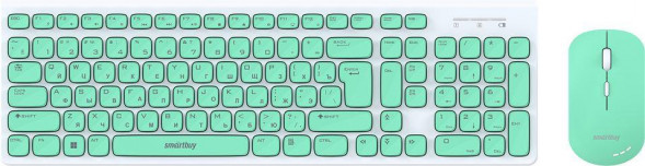 Комплект КП SMARTBUY (SBC-250288AG-WG) ONE 250288AG бело-зеленый