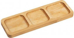 Менажница MALLONY Менажница трехсекционая 30*10*1,8 см (берёза) (105708)