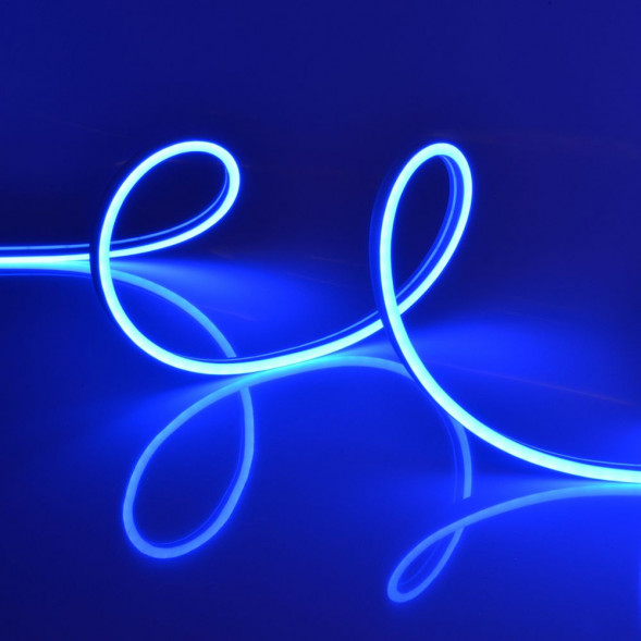 Светодиодная лента UNIEL (UL-00009085) ULS-N01-2835-120LED/m-6mm-IP67-DC12V-9W/m-5M-BLUE блистер