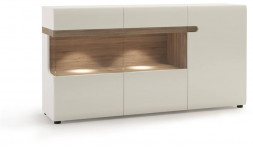 Комод АНРЭКС LINATE Комод 3D/TYP 42, цвет белый/сонома трюфель