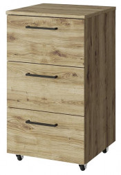 Модульная мебель АНРЭКС DOORSET Тумба выкатная 3S. Цвет ДУБ НАВАРРА (1 уп.)