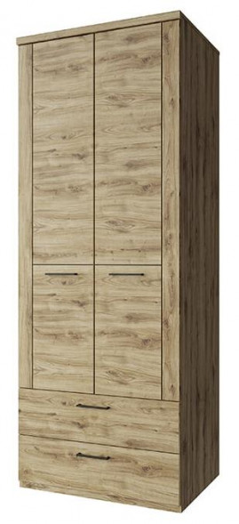 Модульная мебель АНРЭКС DOORSET Шкаф 2DG2S. Цвет ДУБ НАВАРРА (3 уп.)